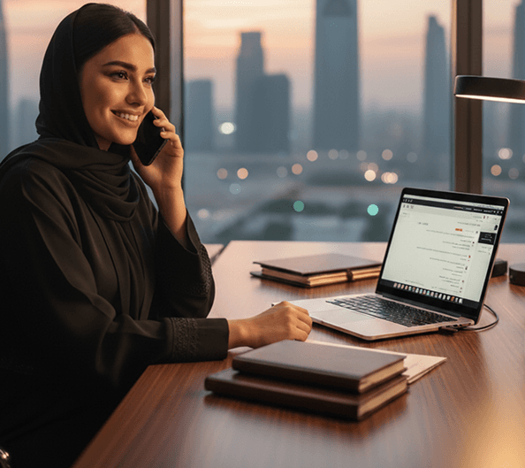 Consultant on a call